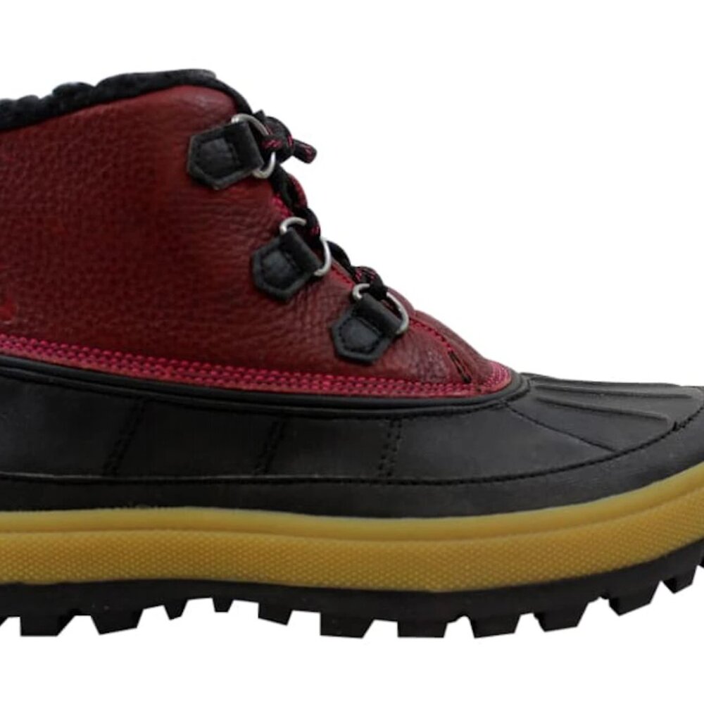 Nike Women's Red Fireberry Woodside Chuka 2 Winter Chukka Duck Boots Size US 7